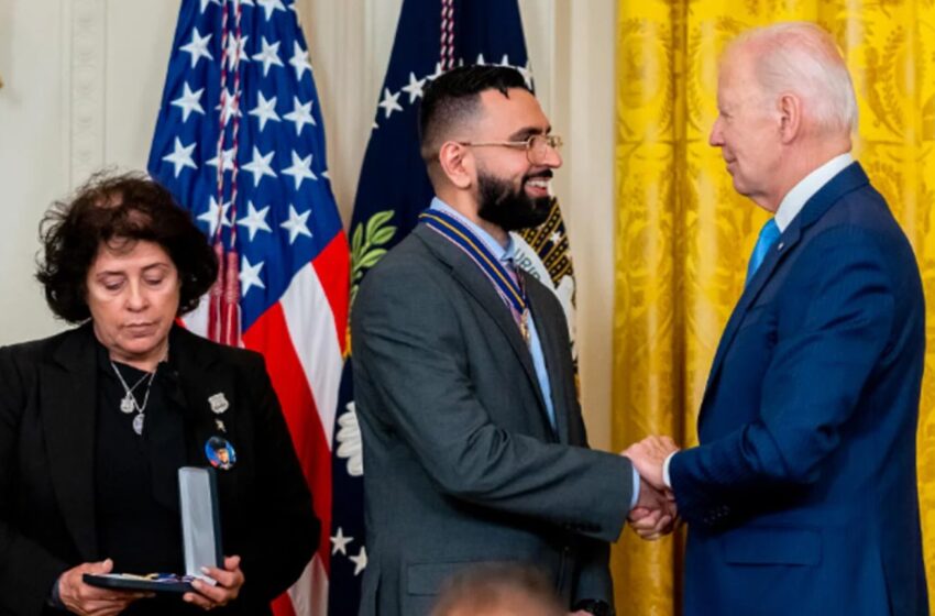  Biden honours Indian American cop with Medal of Valor