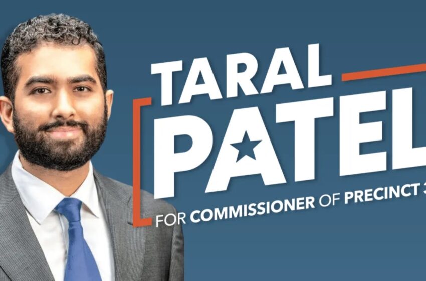  Taral Patel running for county commissioner in Texas