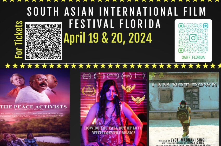  South Asian International Film Festival Florida on April 19-20