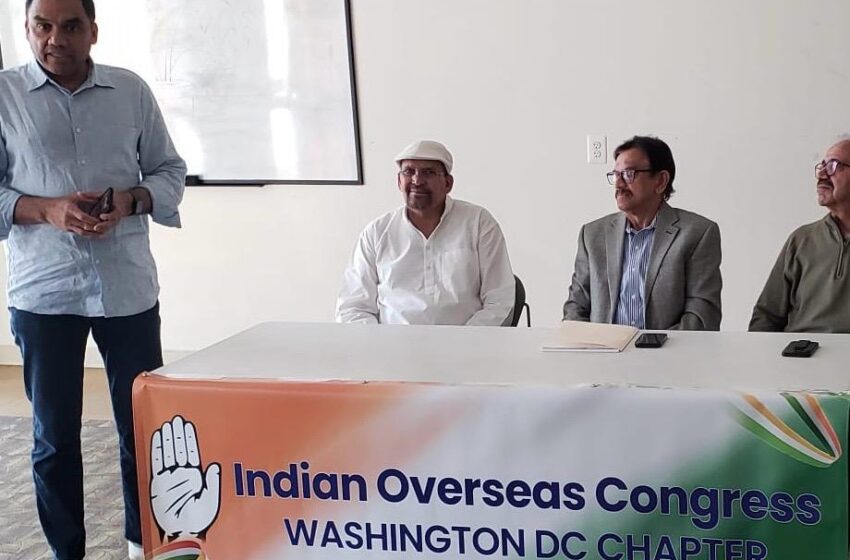  Indian Overseas Congress cautions against foul play in Lok Sabha poll