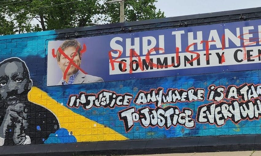  Shri Thanedar’s community centre in Detroit defaced