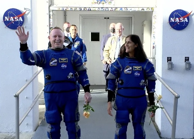 Sunita Williams on historic third trip to Space Station